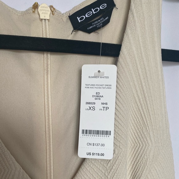 BEBE Textured Pocket Dress - Picture 5 of 5